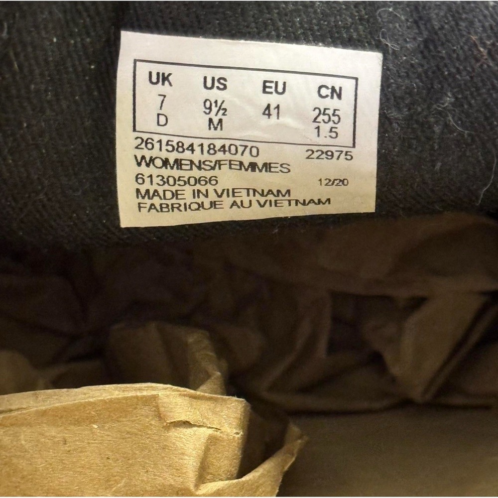 Clarks Canvas Slip-On Sneakers Vans Style Black White Stitching Women's 9.5 - Picture 6 of 6